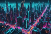 Neon Grid Horizon